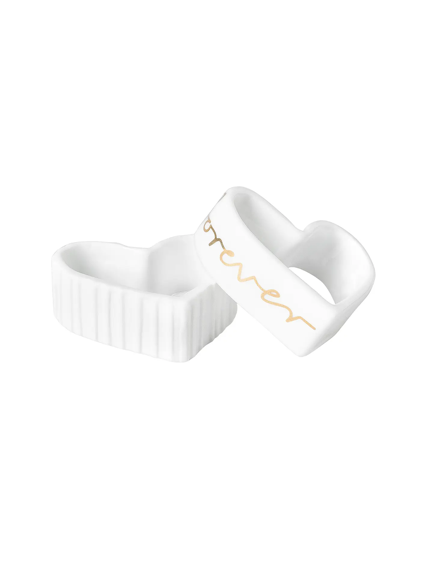 RAEDER | Serviettenringe 2er Set Forever Weiss | 